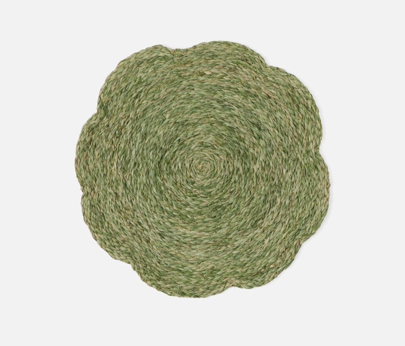 Blue Pheasant Vera Pale Green Flower Placemat