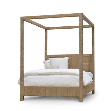 Palecek Woodside Canopy Bed Queen Natural