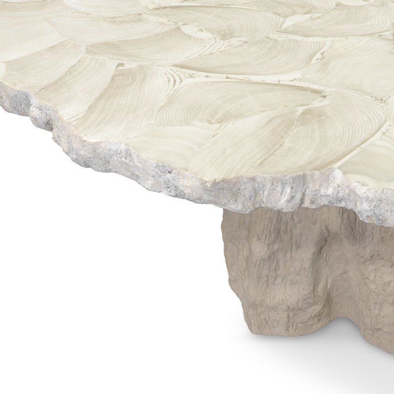 Palecek Camilla Fossilized Clamshell Dining Table