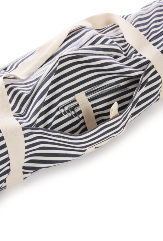 Business & Pleasure Premium Beach Cabana Navy Stripe