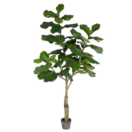 Vickerman 6' Artificial Potted Fiddle Tree