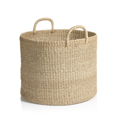 Zodax Camille Round Abaca Basket