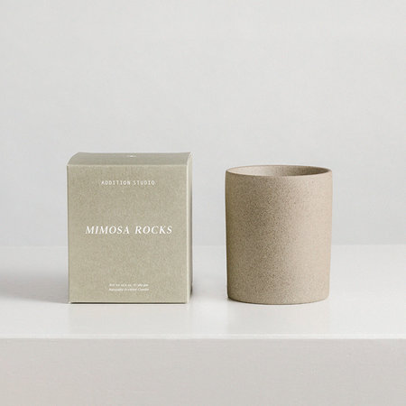 Addition Studio Scented Candle - Mimosa Rocks