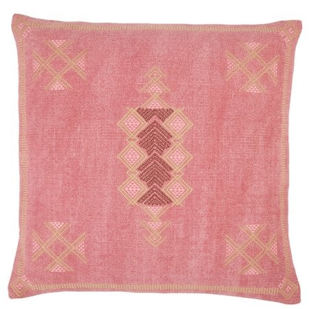 Jaipur Living Puebla Wool Pillow Cashmere Rose