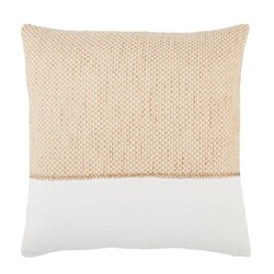 Jaipur Living Taiga Linen Pillow Gold/Turtledove 22x22