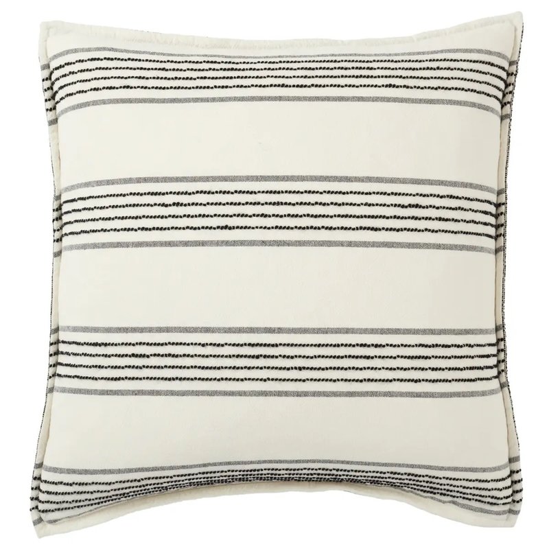 Jaipur Living Tanzy Black Stripe Pillow - 22x22