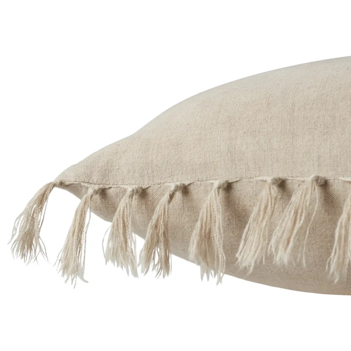 Jaipur Living Jemina Linen Pillow Beige - 20x20