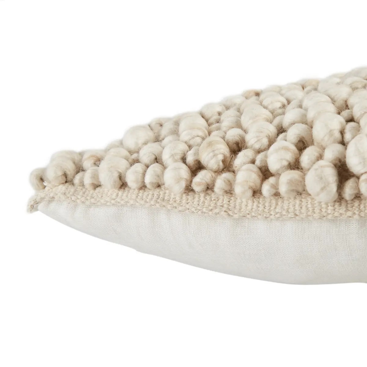 Jaipur Living Angora Pillow White/Beige - 22x22