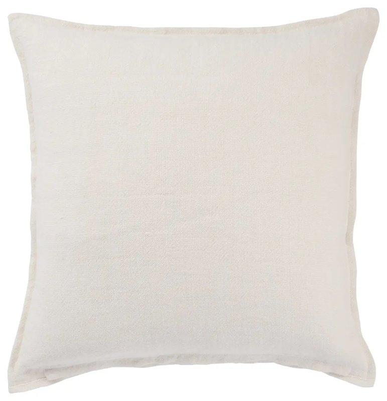 Jaipur Living Burbank Linen Pillow White - 22x22