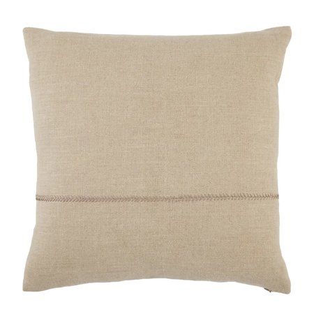 Jaipur Living Taiga Linen Pillow Beige 22x22