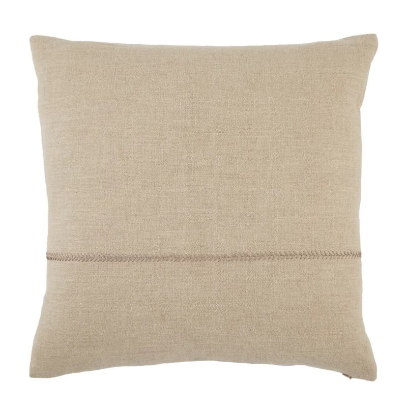 Jaipur Living Taiga Linen Pillow Beige - 22x22