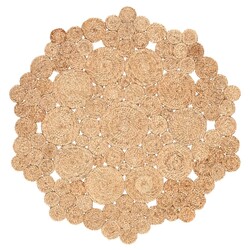 Jaipur Living Cercles Jute Rug - Round Style 02 4 ft