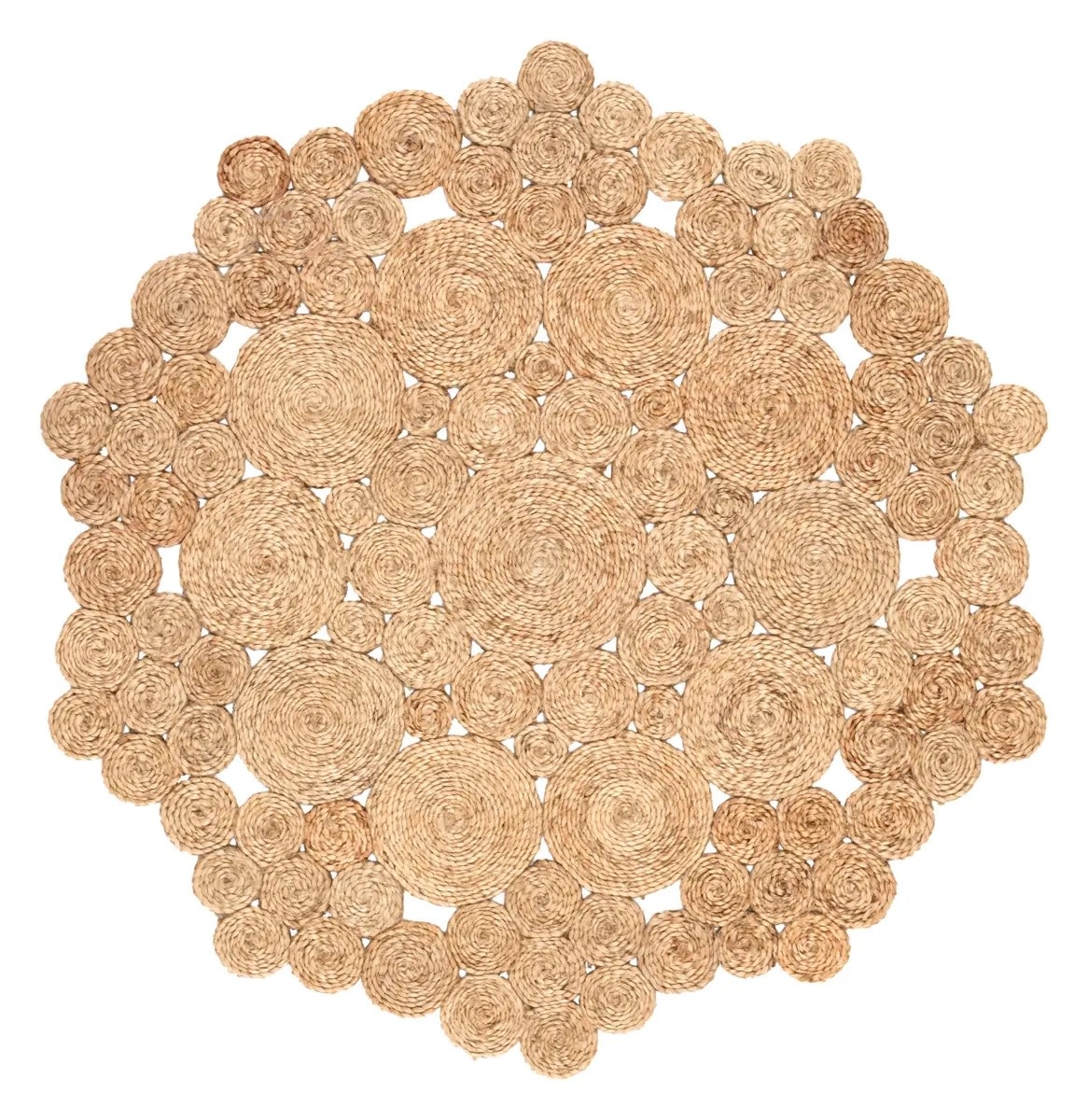 Jaipur Living Cercles Jute Rug - Round Style 02 4 ft