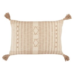 Jaipur Living Parable Lumbar Pillow Taupe 16x24