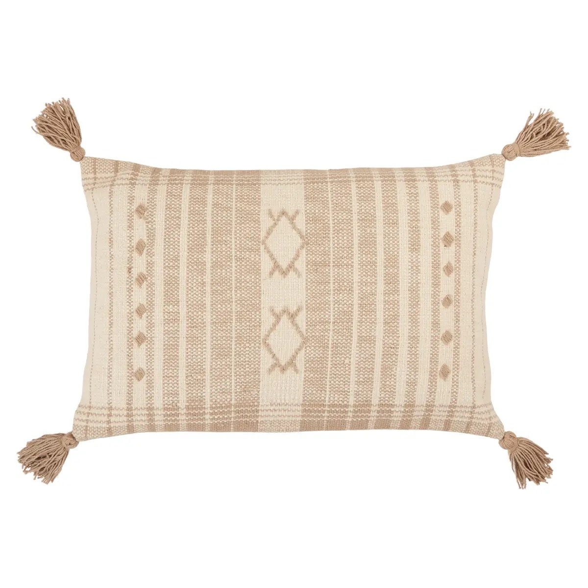 Jaipur Living Parable Lumbar Pillow Taupe - 16x24