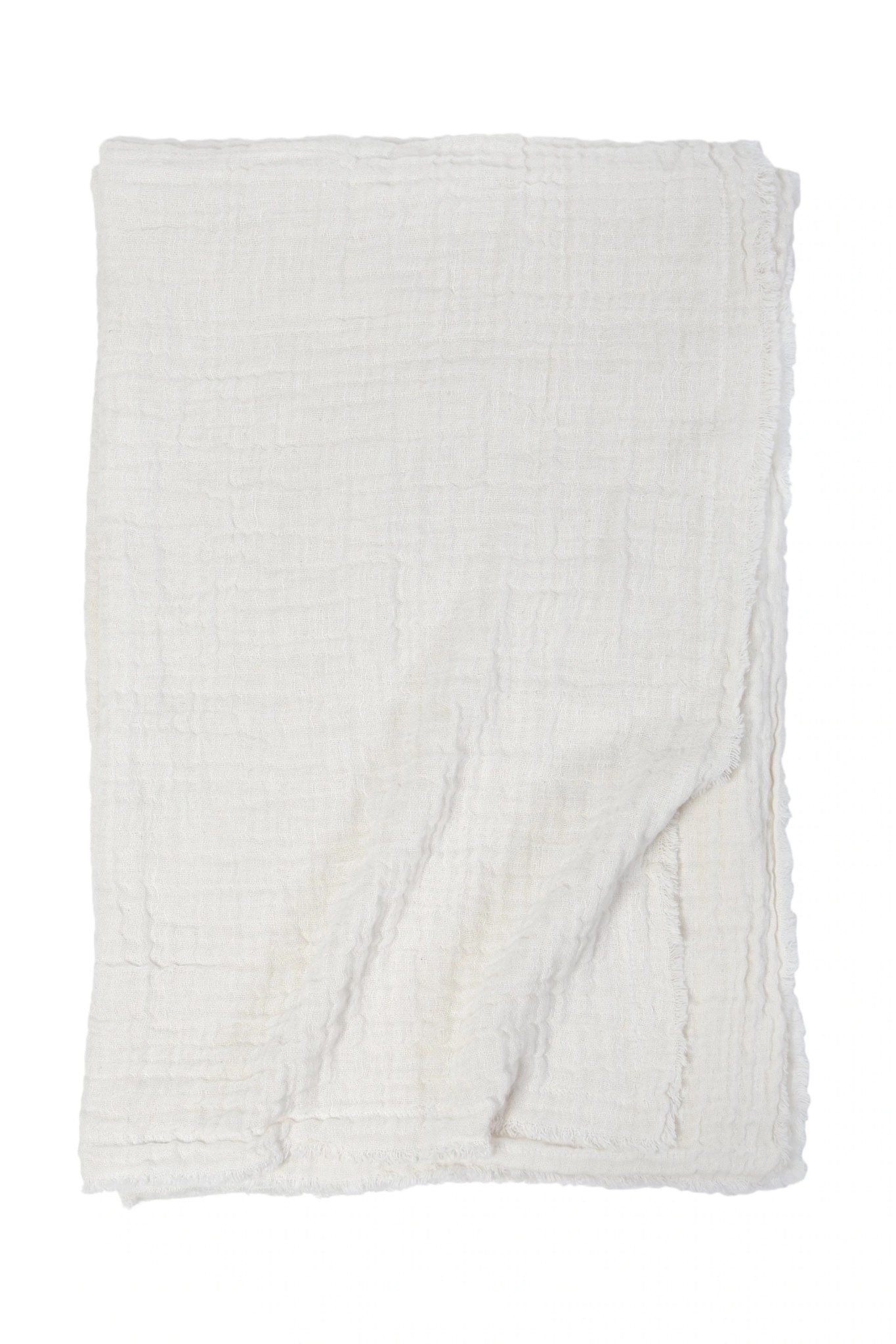 Pom Pom at Home Hermosa Oversized Throw Cream/Cream