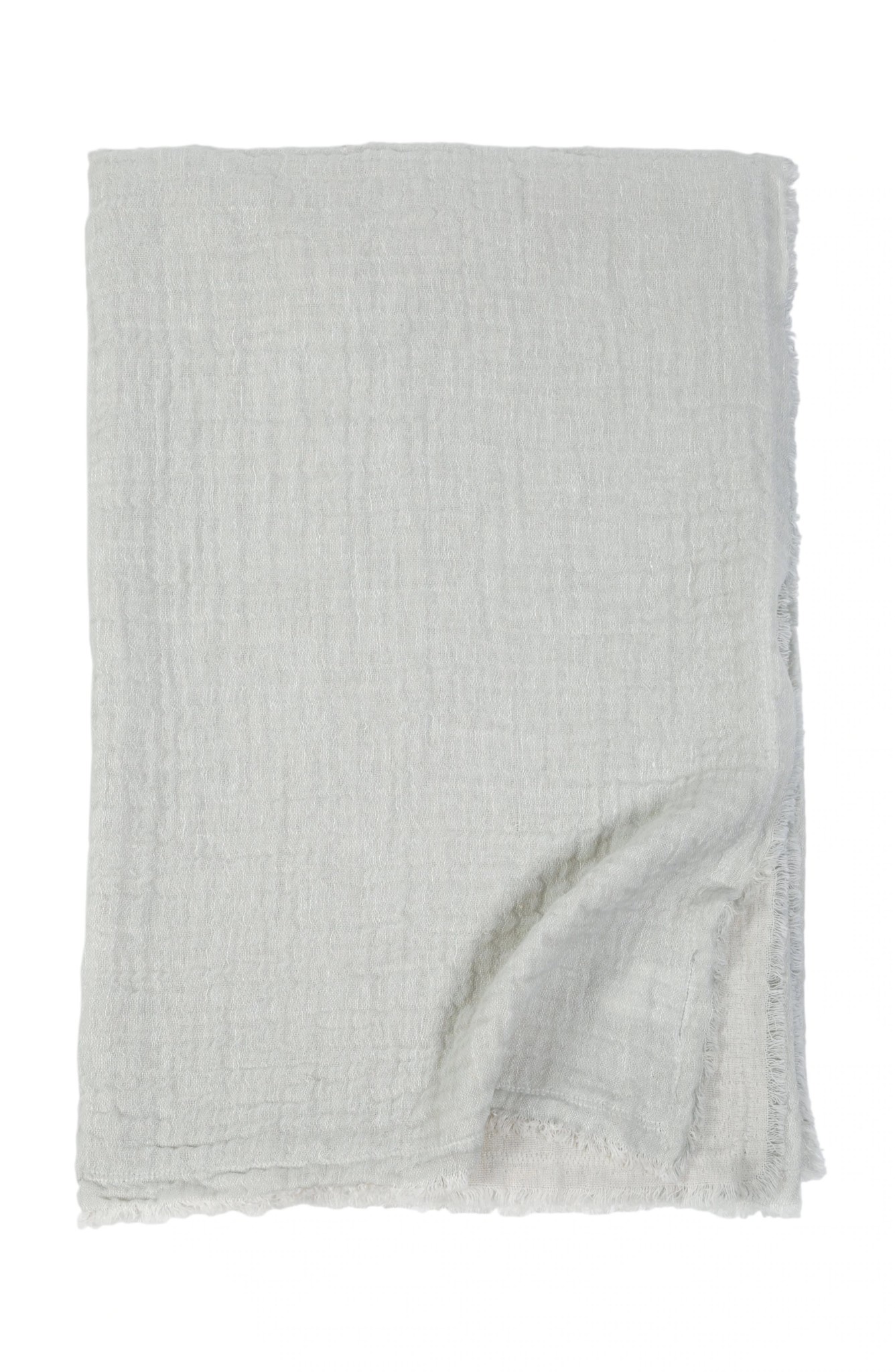 Pom Pom at Home Hermosa Oversized Throw Ocean/Cream
