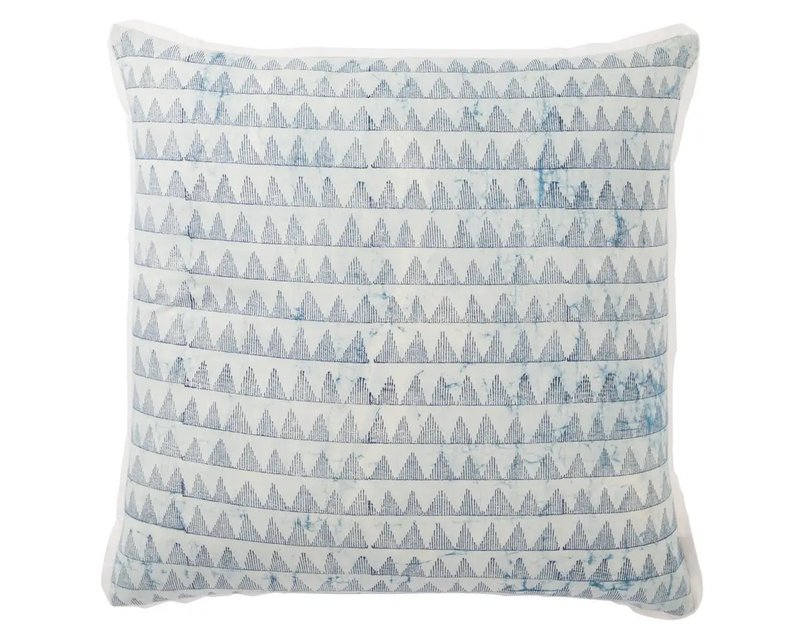 Jaipur Living Revolve Cotton Pillow Blue - 22x22