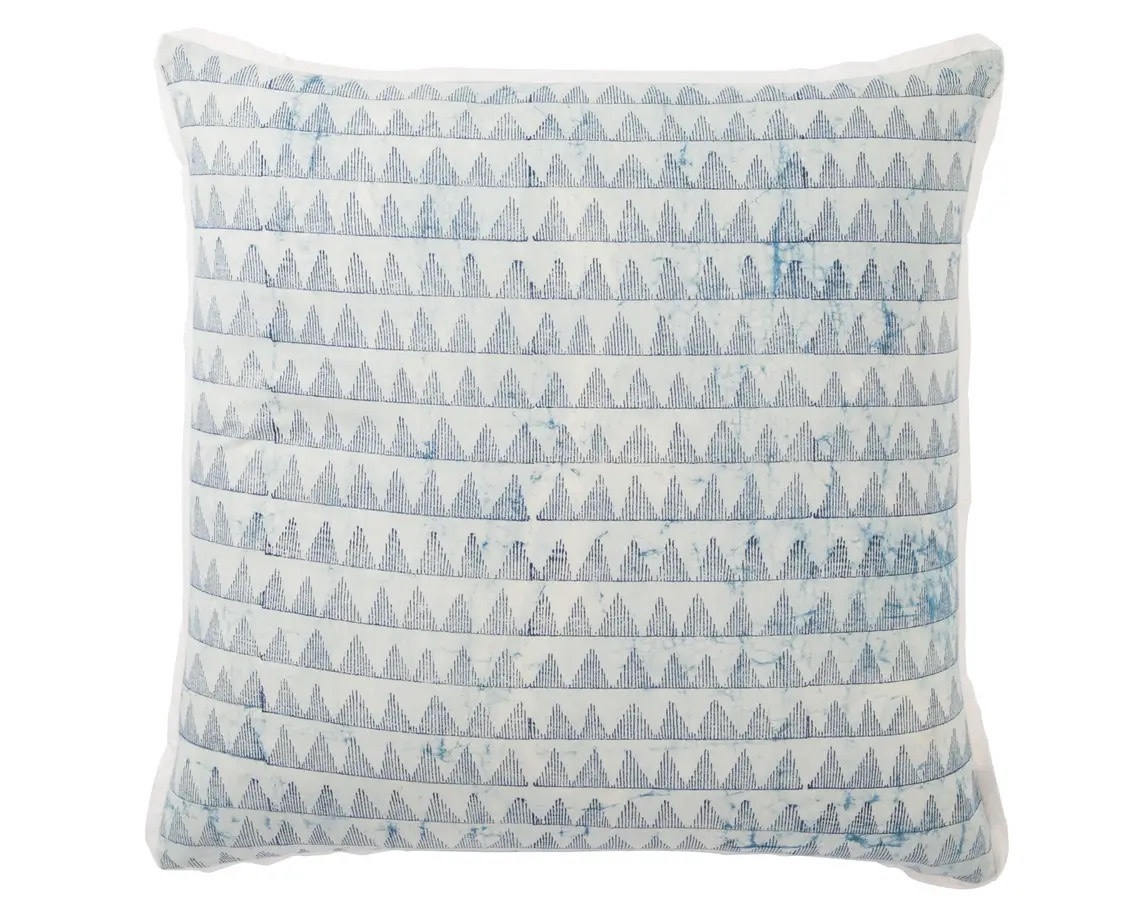 Jaipur Living Revolve Cotton Pillow Blue - 22x22