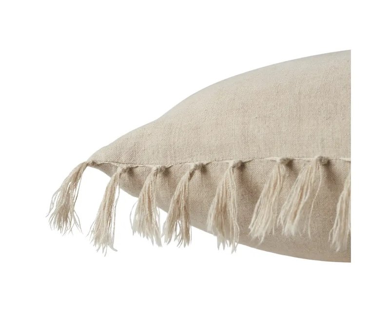 Jaipur Living Jemina Linen Pillow Beige - 13x21