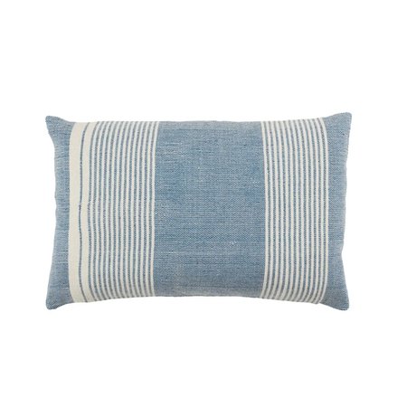 Jaipur Living Acapulco Outdoor Lumbar Pillow Blue 13x21