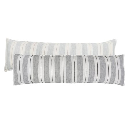 Pom Pom at Home Laguna Body Pillow Grey/Charcoal 18x60