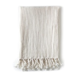 Pom Pom at Home Montauk Throw Cream