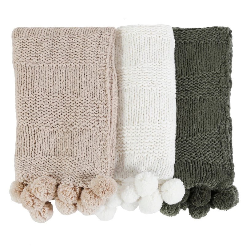 Pom Pom at Home Oulo Throw Forest