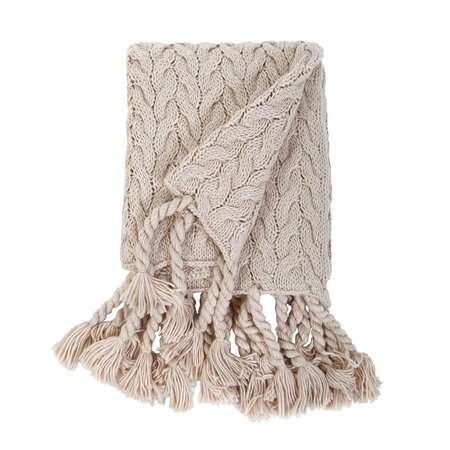 Pom Pom at Home Capistrano Throw Taupe