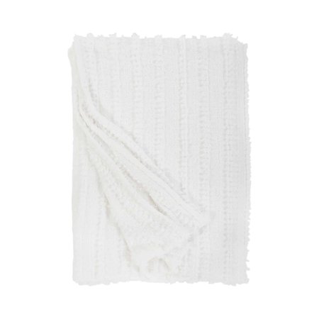 Pom Pom at Home Camille Throw Winter White