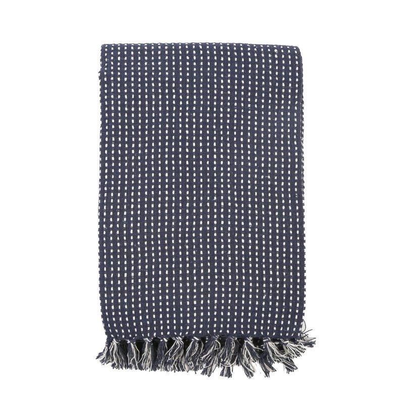 Pom Pom at Home Jasper Oversize Throw Navy