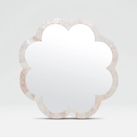 Made Goods Fiona Mirror Kabibe Shell 32"D