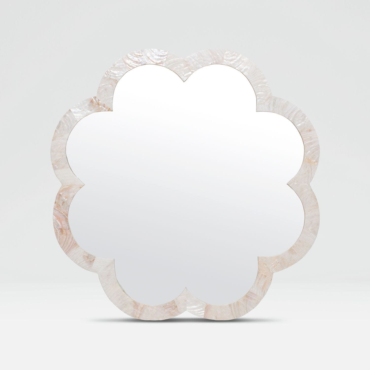 Made Goods Fiona Mirror Kabibe Shell 32"D