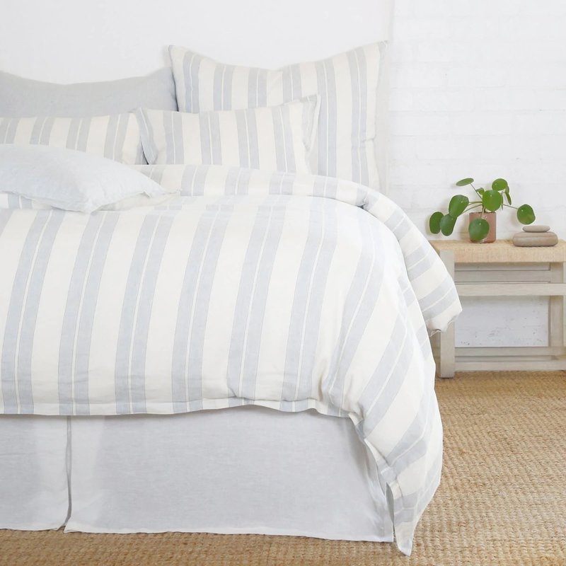 Pom Pom at Home Carter Ivory/Denim Duvet Cover