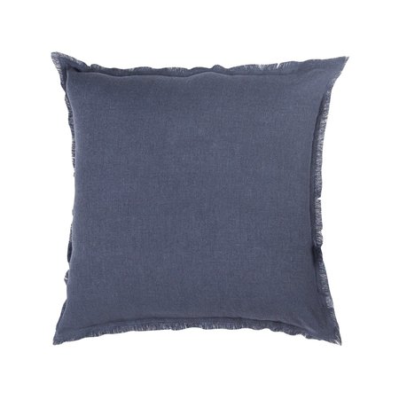 Anaya Home Navy Blue 20x20 So Soft Linen Pillow