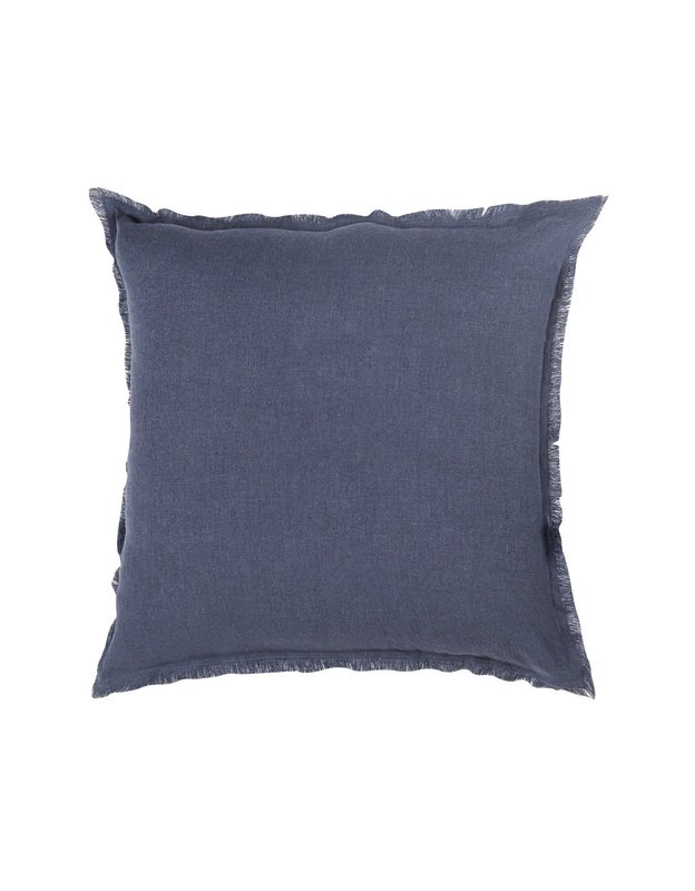 Anaya Home Navy Blue 20x20 So Soft Linen Pillow