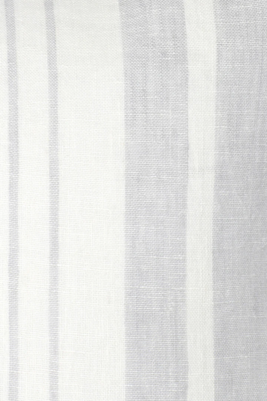 Anaya Home Light Grey Bold Stripes 20x20 So Soft Linen Pillow