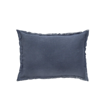 Anaya Home Navy Blue 26x26 So Soft Linen Pillow