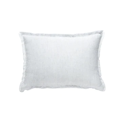Anaya Home Light Grey Crossdye 14x20 So Soft Linen Pillow