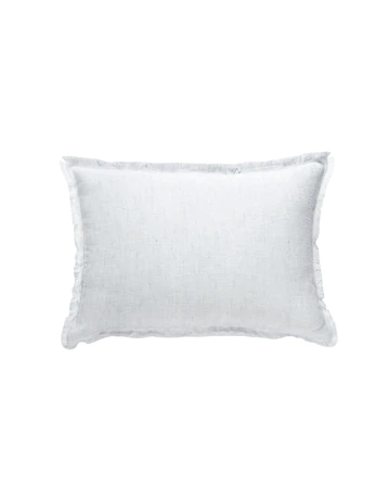 Anaya Home Light Grey Crossdye 14x20 So Soft Linen Pillow
