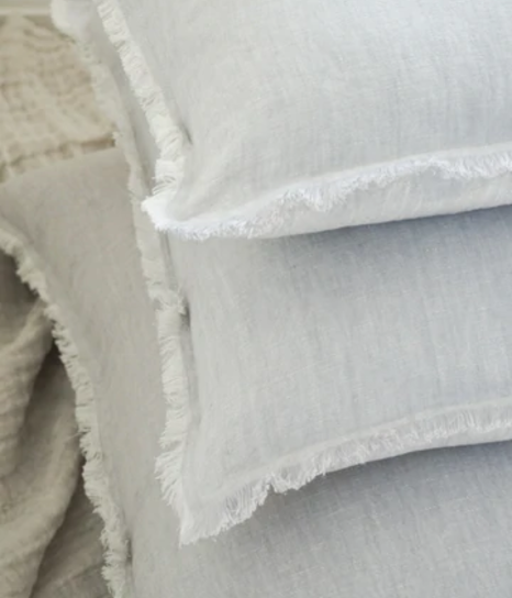 Chambray Blue So Soft Linen Pillows – Anaya