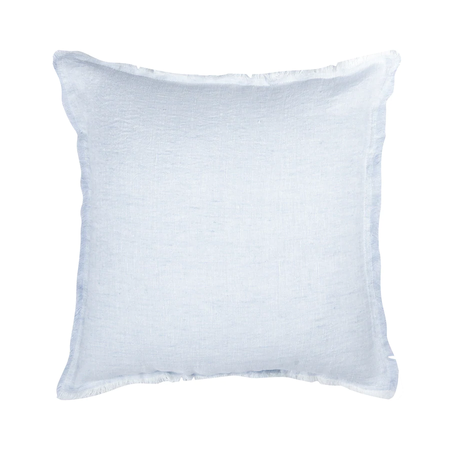 Anaya Home Sky Blue Crossdye 26x26 So Soft Linen Pillow