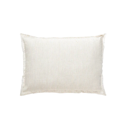 Anaya Home Natural Beige & White Striped 14x20 So Soft Linen Pillow