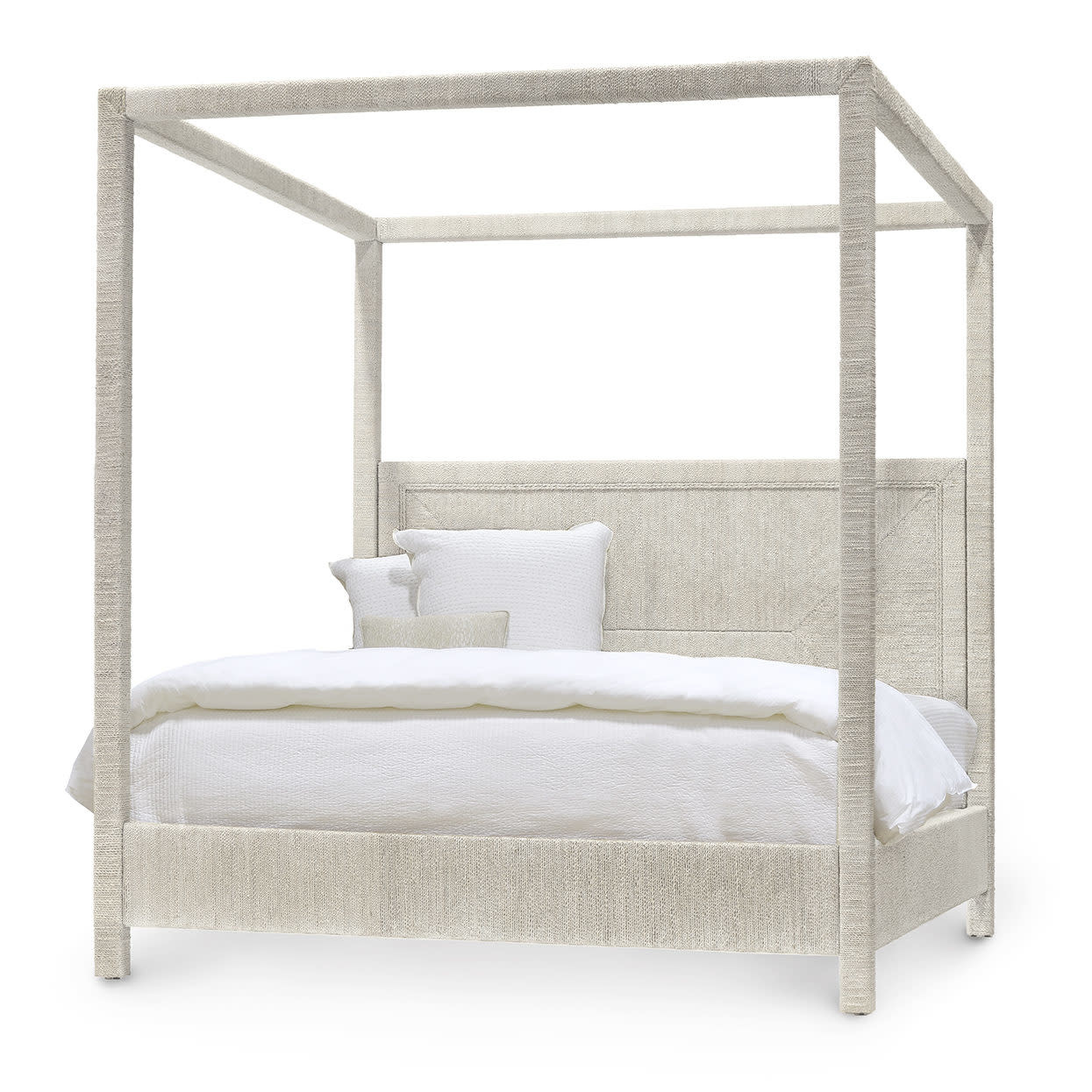 Palecek Woodside Canopy Bed Queen Natural