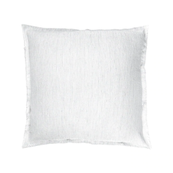 Anaya Home Light Grey & White Striped 20x20 So Soft Linen Pillow