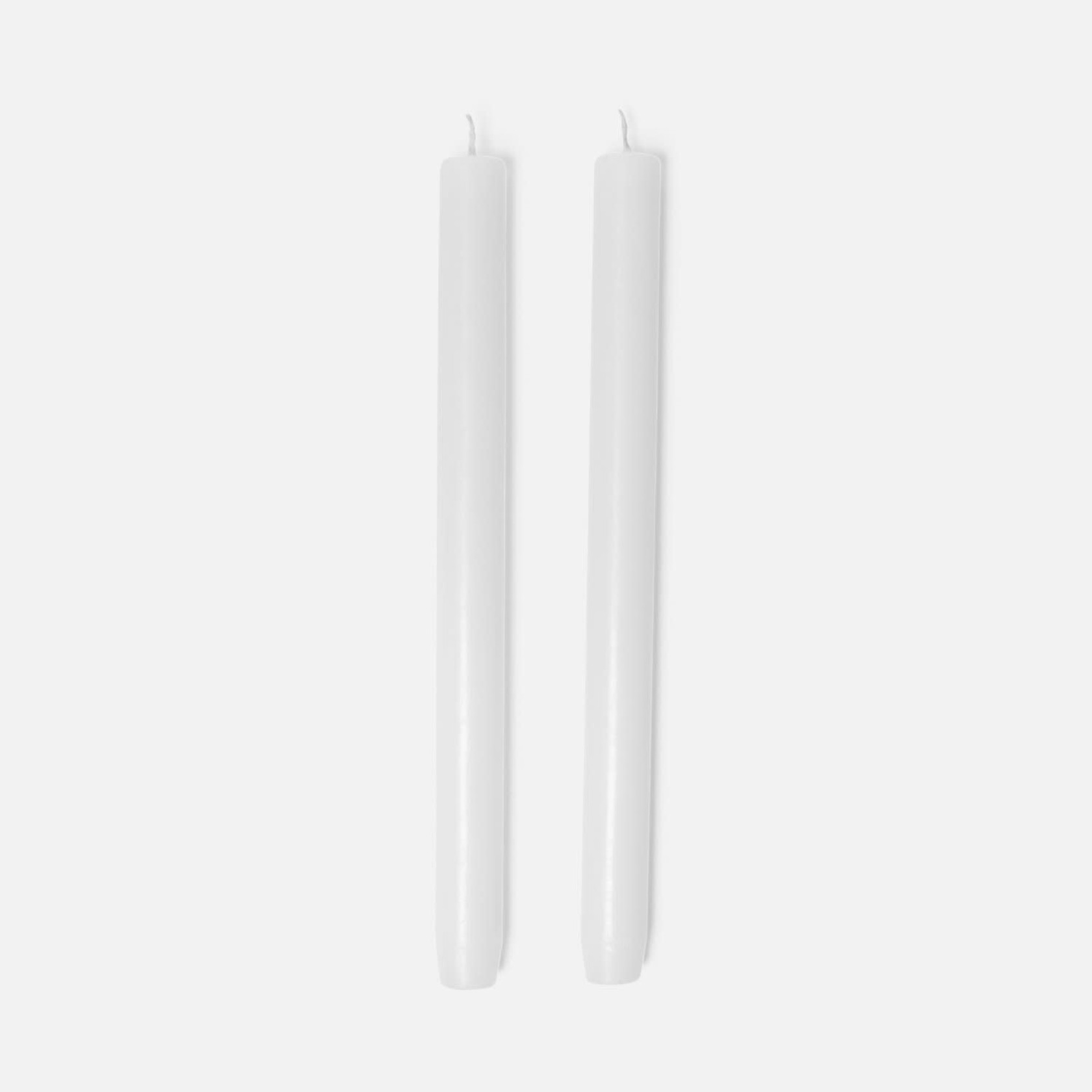 White Taper Candles 11" Boxed Set of 6 Saltwater House