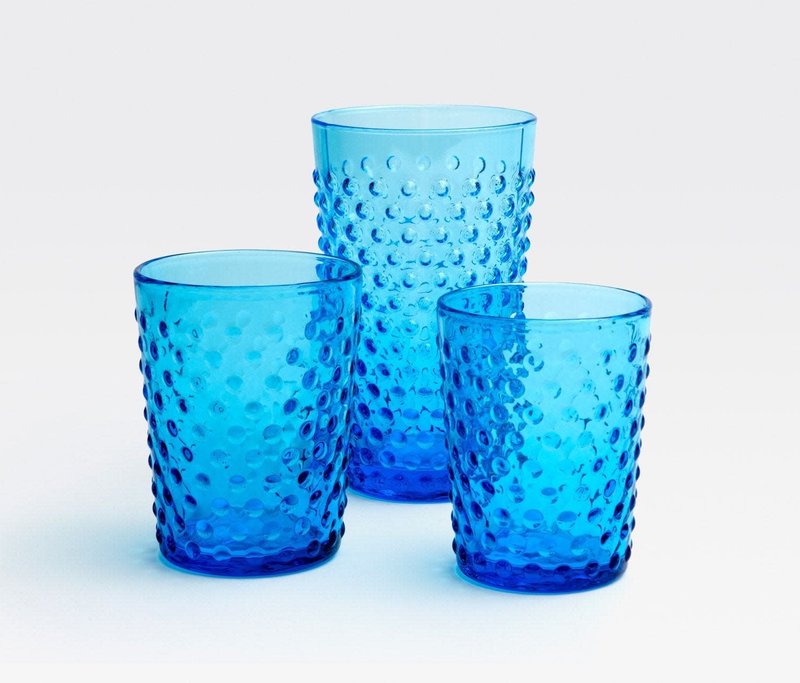 Blue Pheasant Sofia True Blue Tumbler Glass