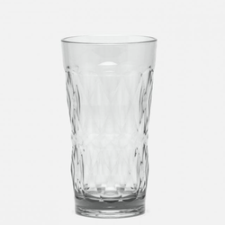 Blue Pheasant Brielle Light Gray Acrylic Highball
