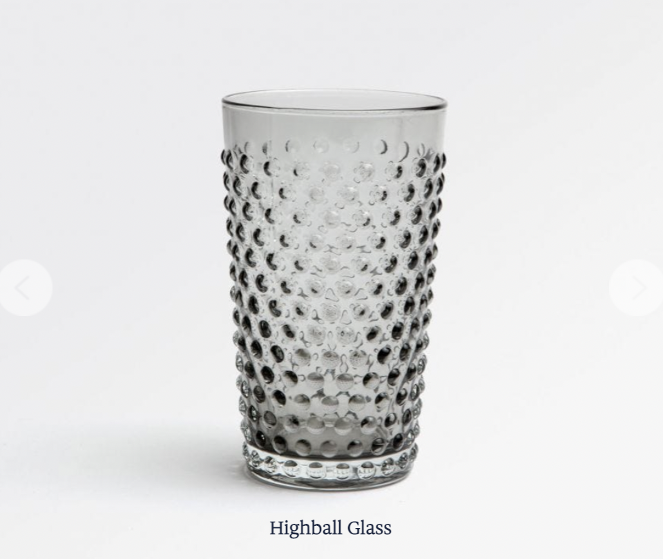 Blue Pheasant Sofia Pale Gray Highball