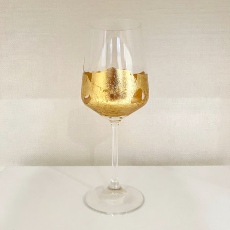 Donna Ray 14K Gold Foil Glasses White Wine